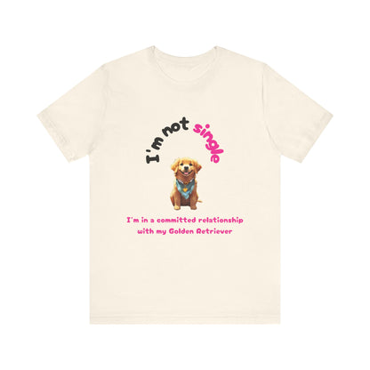 I just Love Golden Retrievers Unisex Jersey Short Sleeve Tee