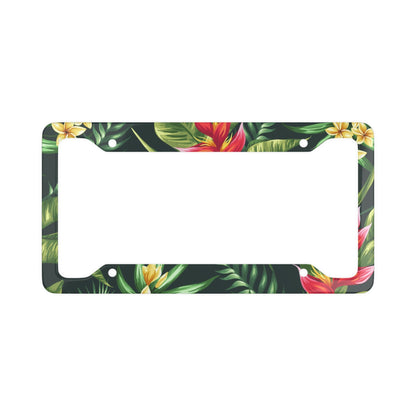 Floral License Plate Frame