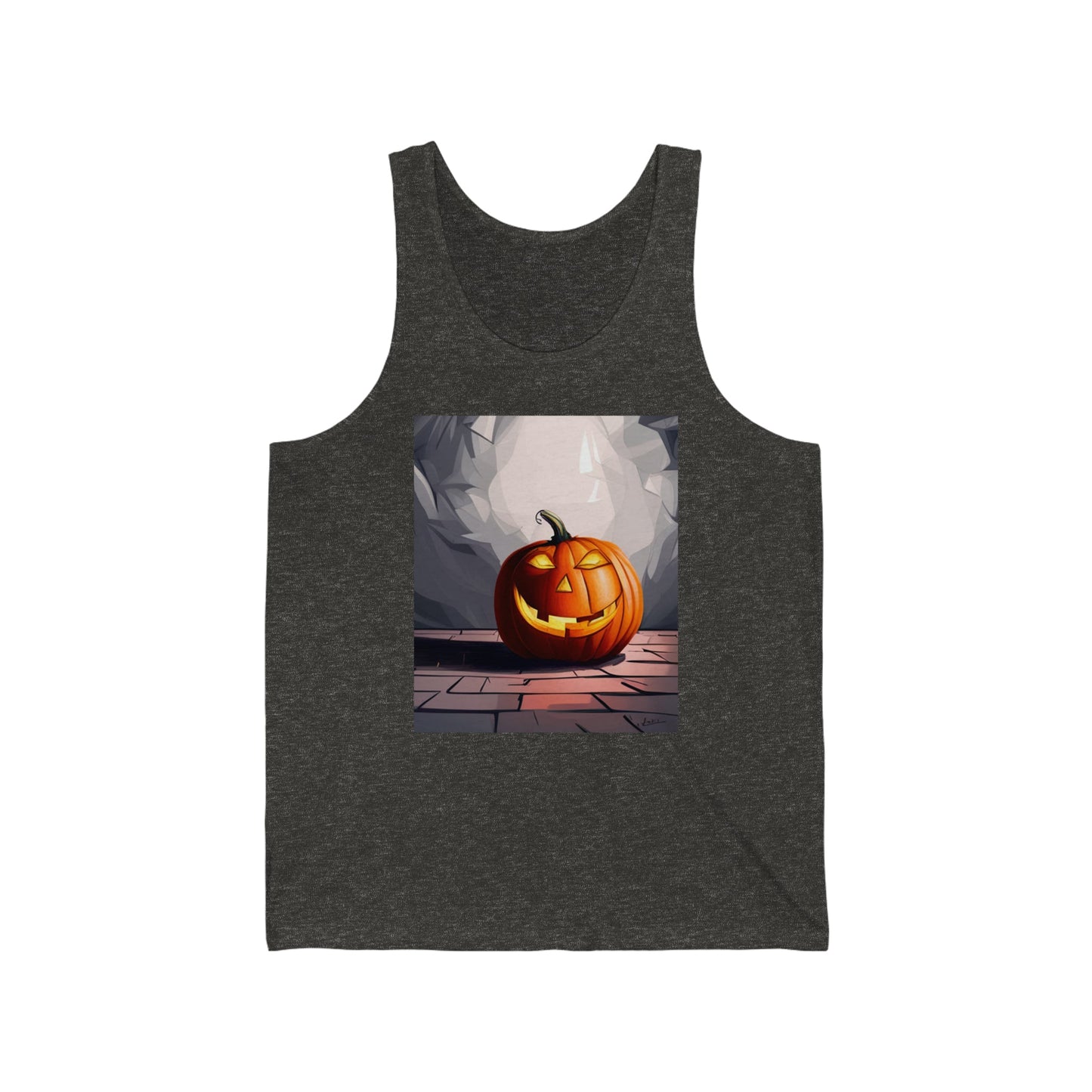 Laughing Pumpkin Unisex Jersey Tank-Shalav5