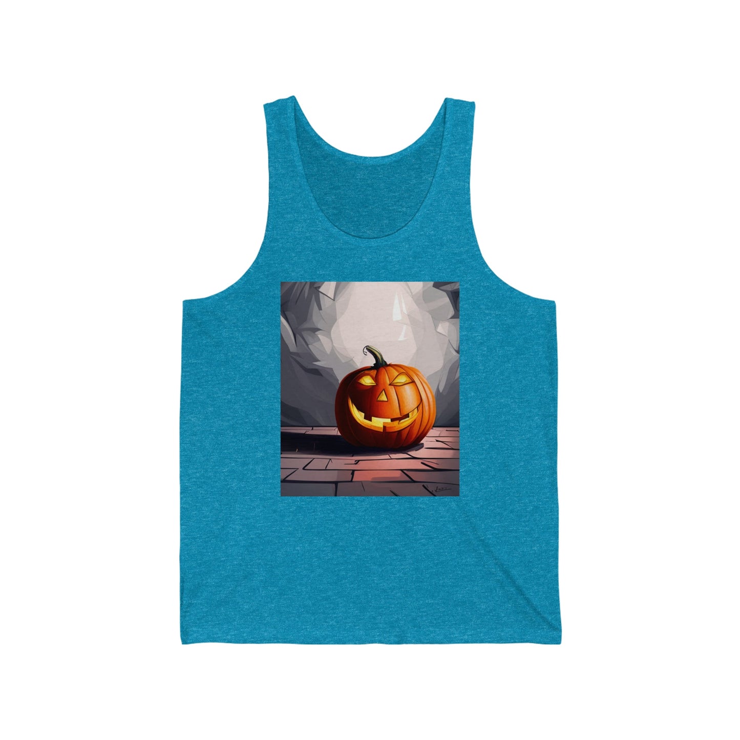 Laughing Pumpkin Unisex Jersey Tank-Shalav5