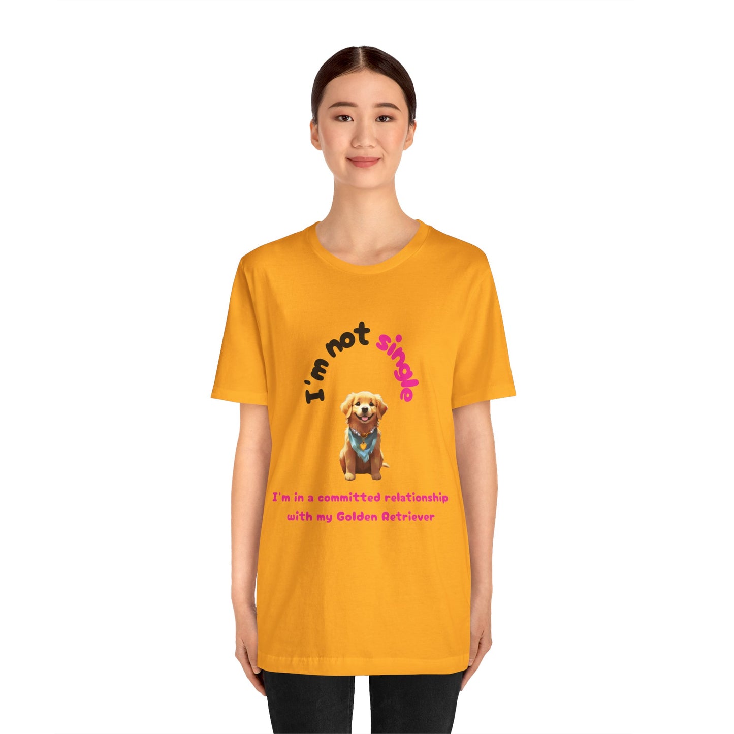 I just Love Golden Retrievers Unisex Jersey Short Sleeve Tee