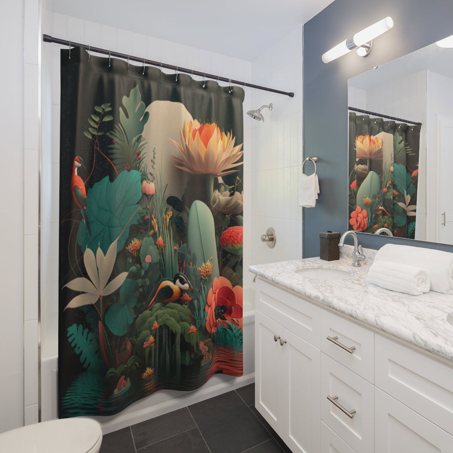 Home Decor - Tropical Shower Curtains