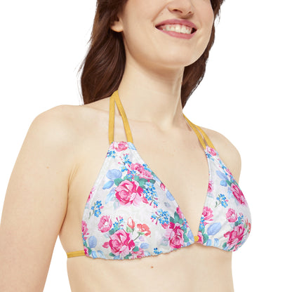 Floral Strappy Bikini Set (AOP)-Shalav5