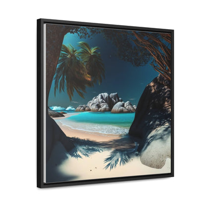 Canvas - Secret Beach Gallery Canvas Wraps, Square Frame
