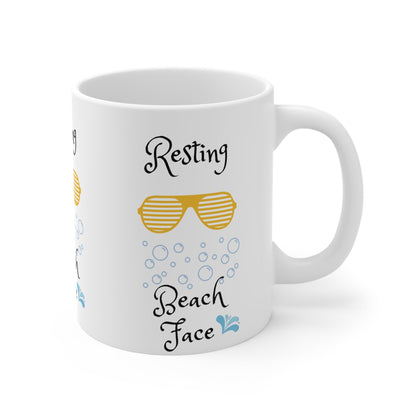 Mug - Resting Beach Face Coffee Mug 11oz