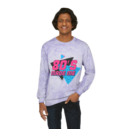 Sweatshirt - The 80's Made Me Unisex Color Blast Crewneck Sweatshirt