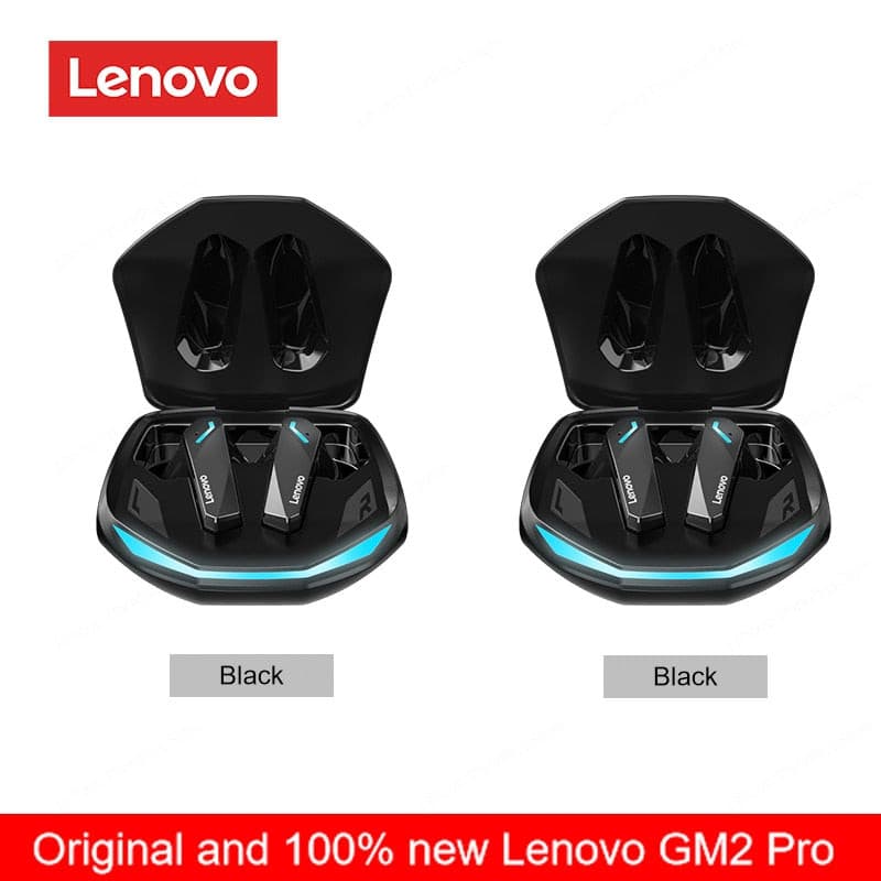 Lenovo GM2 Pro Bluetooth 5.3 Earphones Sports Headset Wireless In-Ear Gaming Low Latency Dual Mode Music Headphones New-Shalav5