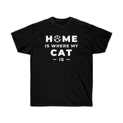 Home Is Where My Cat Is T-Shirt-Shalav5