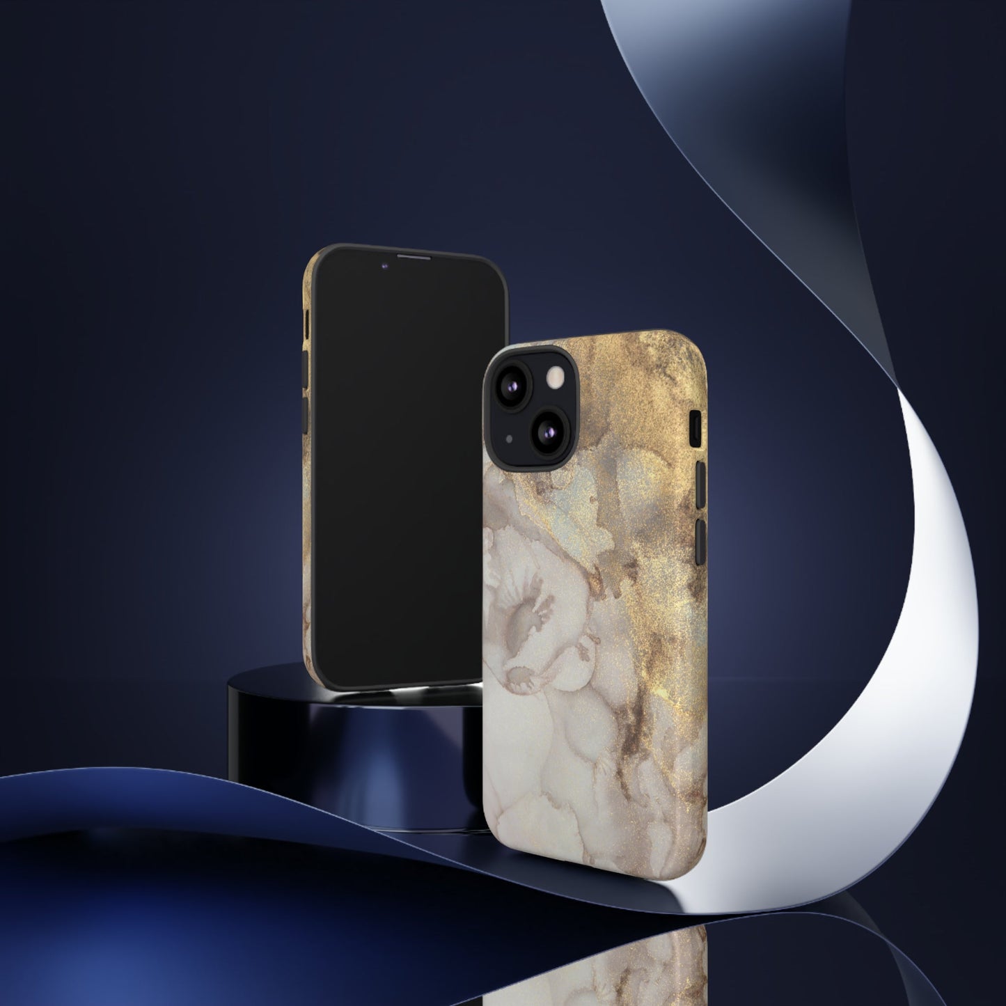 Golden Marble Tough Cases for iPhone , Samsung, Google-Shalav5