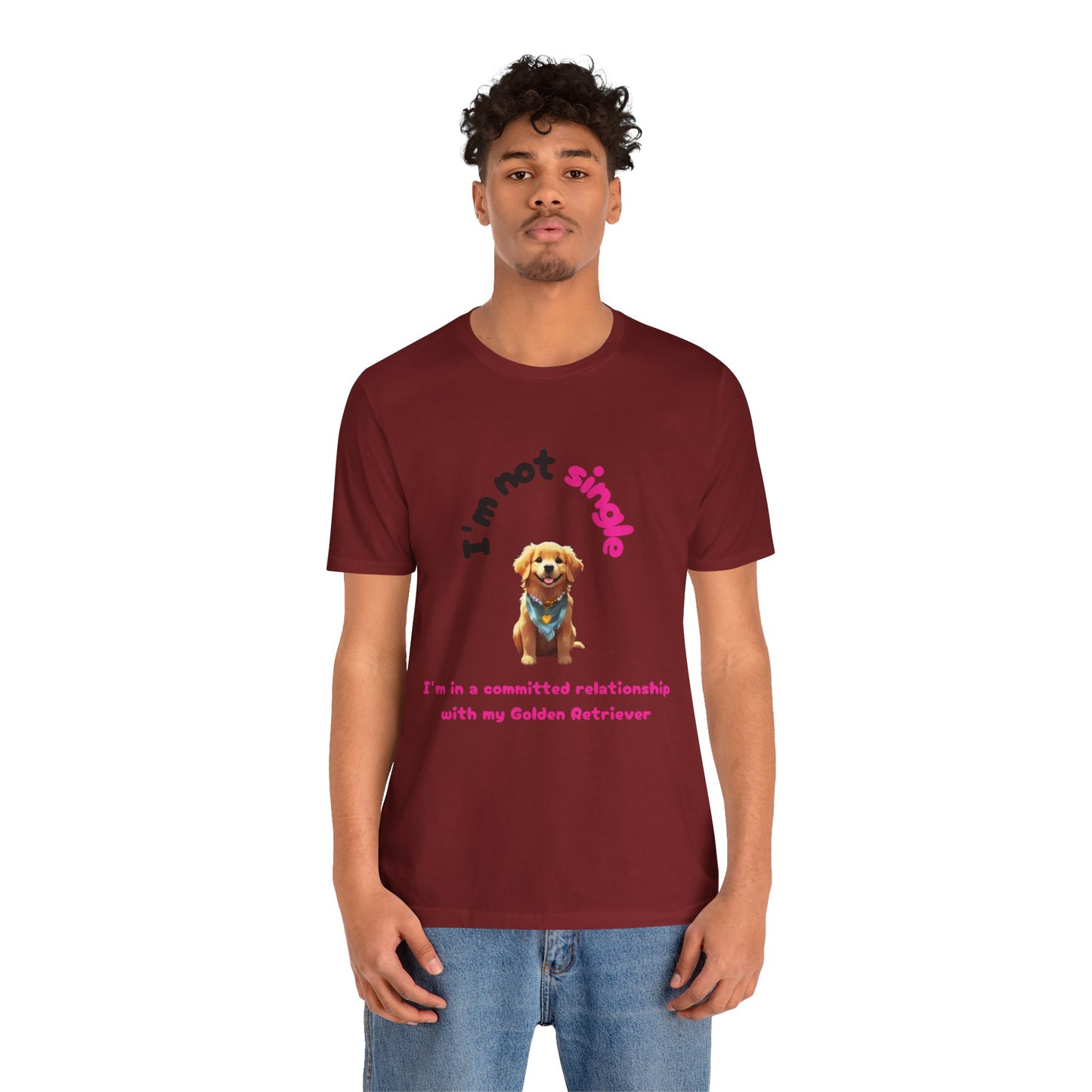 I just Love Golden Retrievers Unisex Jersey Short Sleeve Tee
