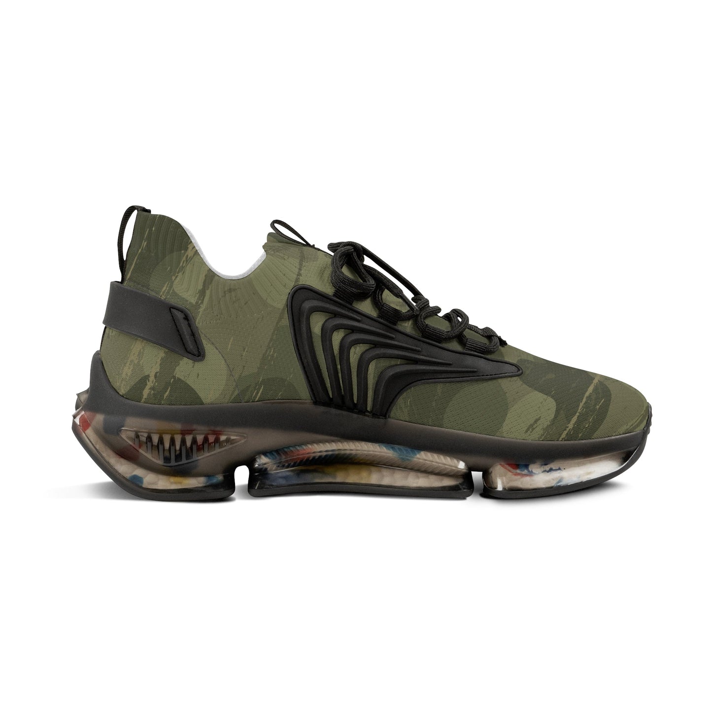 Men's Mesh Sports Sneakers (Army design)-Shalav5