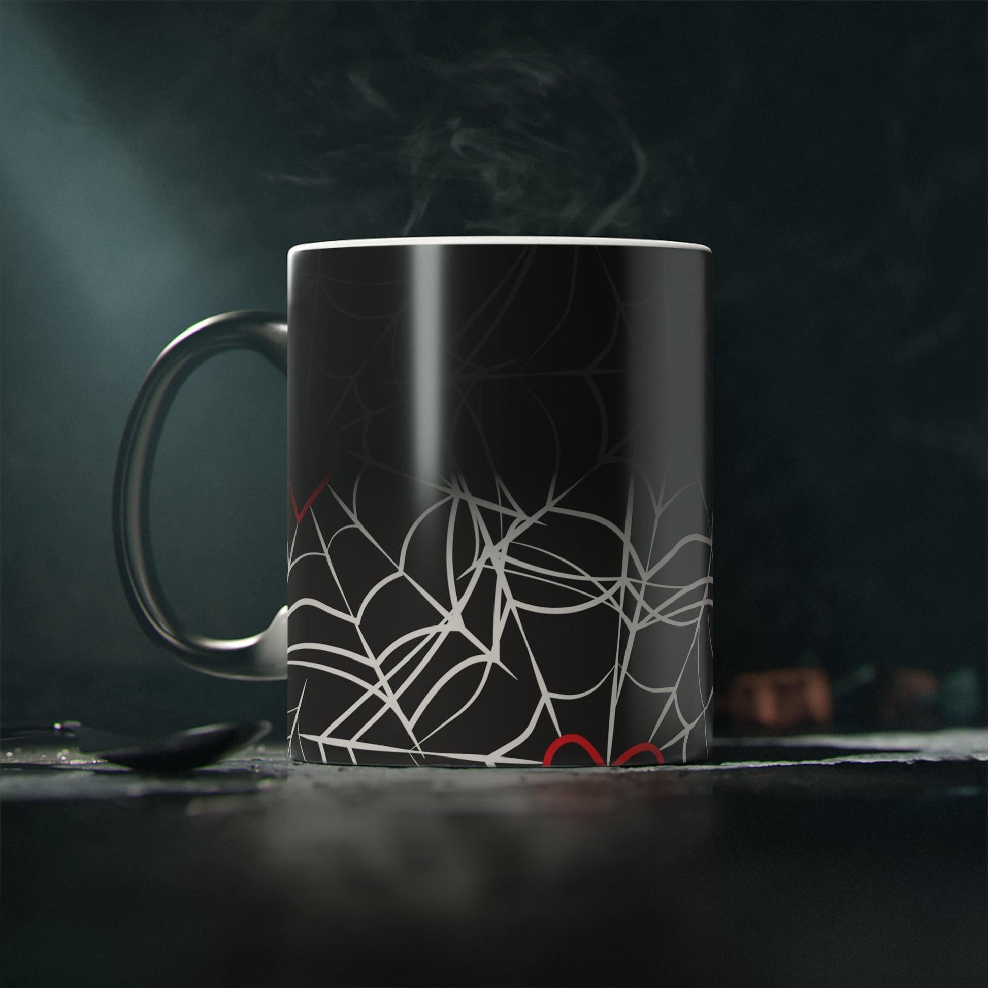 Mug - Spider Web Hearts Magic Mug