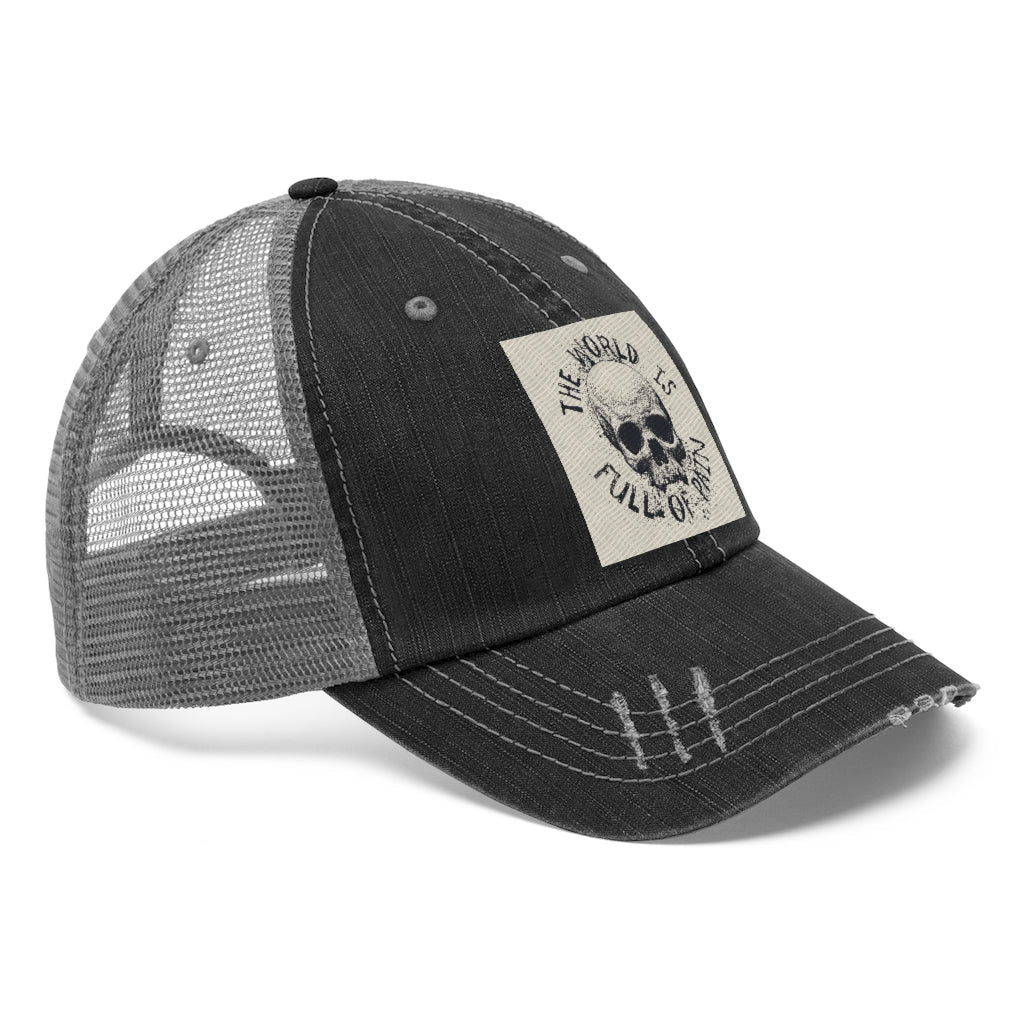 Hats - The World Is Full Of Pain Unisex Trucker Hat