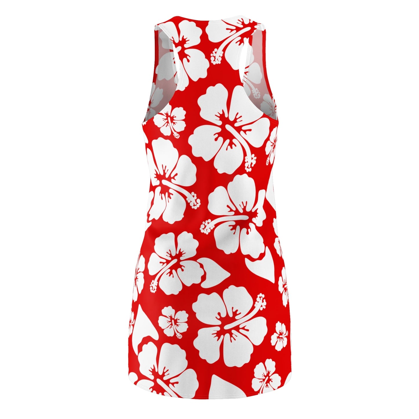 Hawaiian Style Women's Cut & Sew Racerback Dress-Shalav5