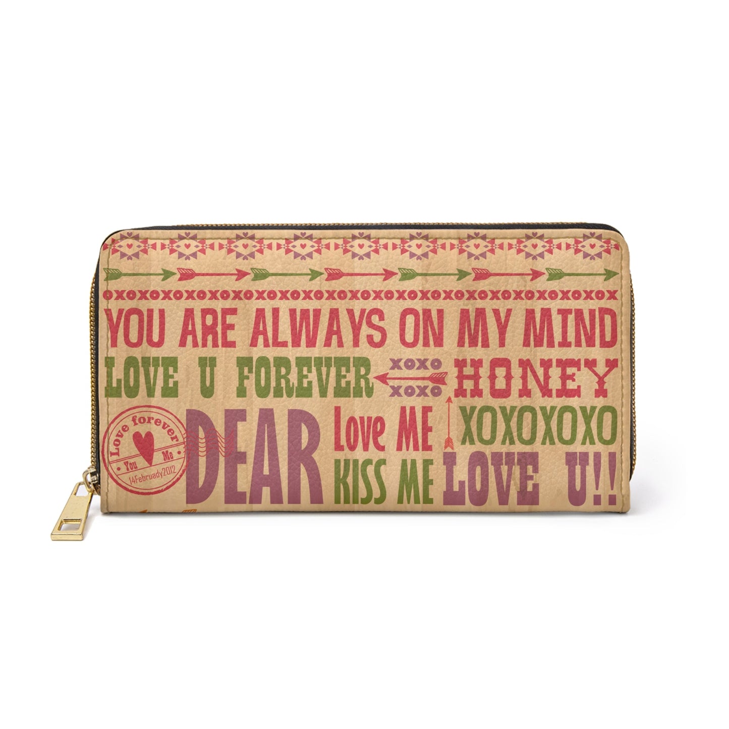 Accessories - You Are Always On My Mind Zipper Wallet