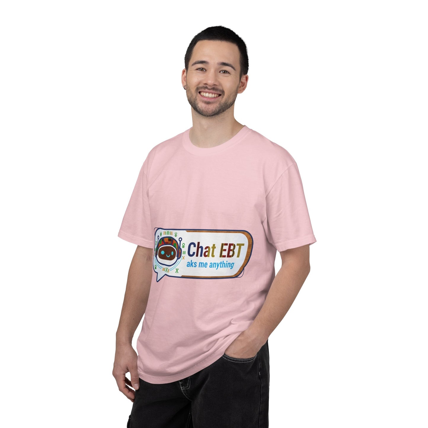 Chat EBT asks me anything T-shirt | chatbot logo tee
