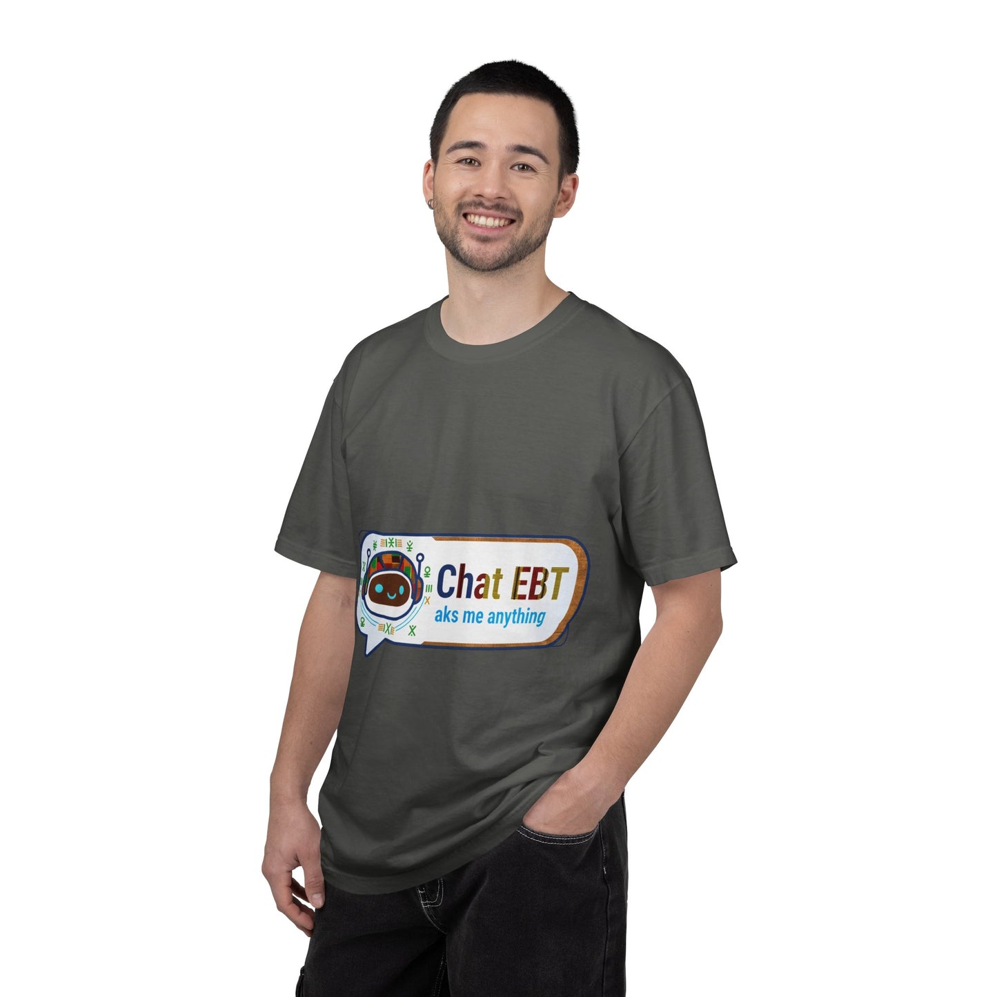 Chat EBT asks me anything T-shirt | chatbot logo tee