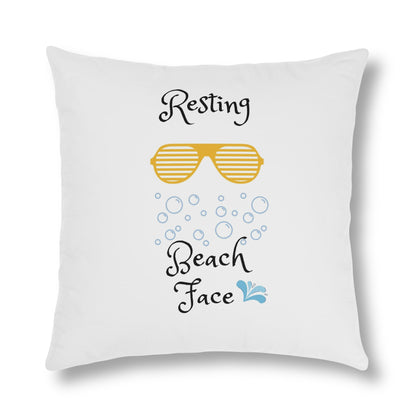 Home Decor - Resting Beach Face Waterproof Pillows