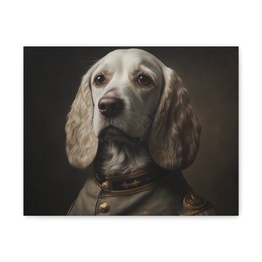 Private Paws: The Cocker Spaniel Civil War Hero Canvas Gallery Wraps-Shalav5