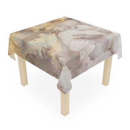 Home Decor - Golden Marble Design Tablecloth