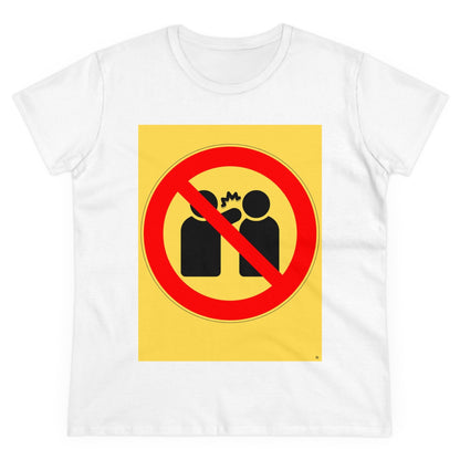 T-Shirt - Slap Free Zone Women's Heavy Cotton Tee
