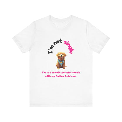 I just Love Golden Retrievers Unisex Jersey Short Sleeve Tee