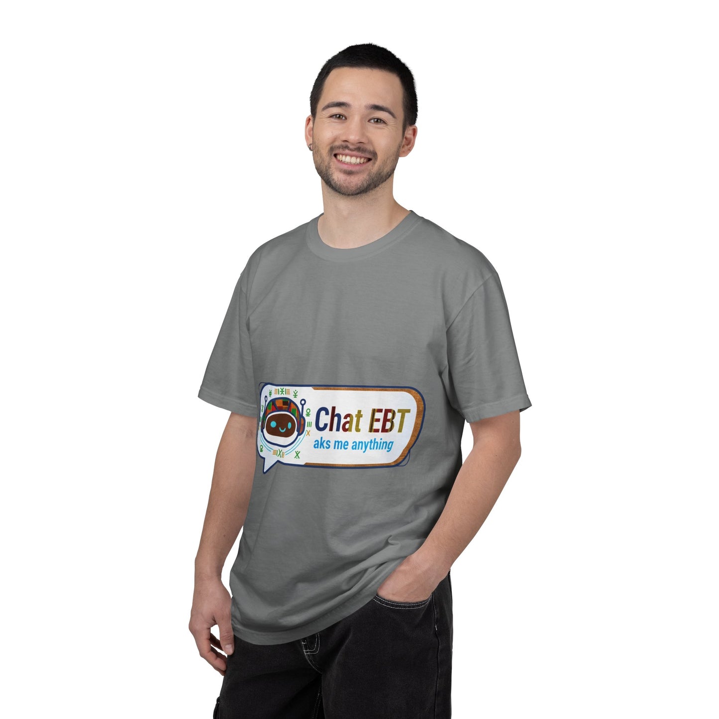 Chat EBT asks me anything T-shirt | chatbot logo tee