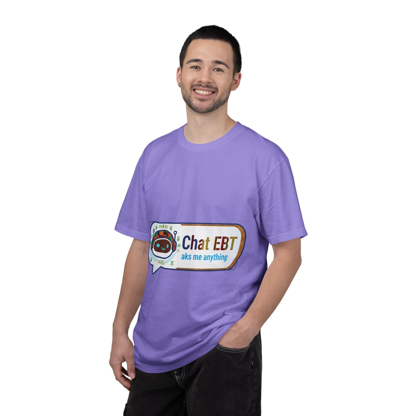 Chat EBT asks me anything T-shirt | chatbot logo tee