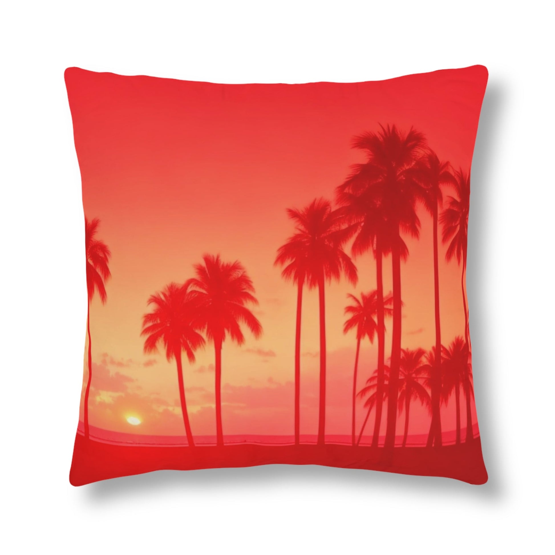 Home Decor - Red Sunset Waterproof Pillows