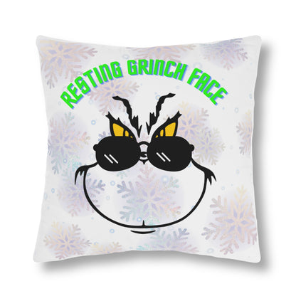 Home Decor - Resting Grinch Face Waterproof Pillows