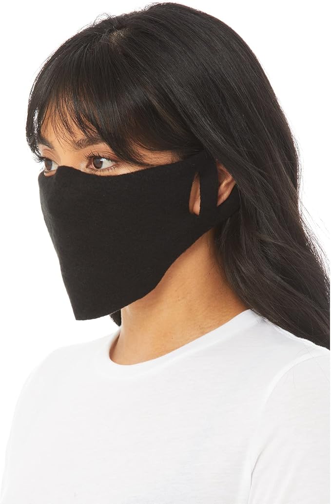 Bella + Canvas Cloth Face Coverings, Black, Pack Of 10