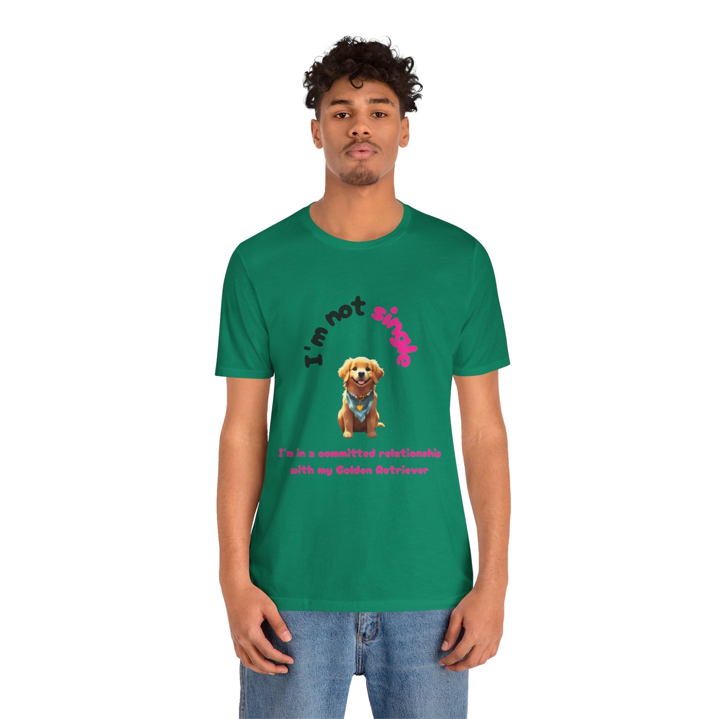 I just Love Golden Retrievers Unisex Jersey Short Sleeve Tee
