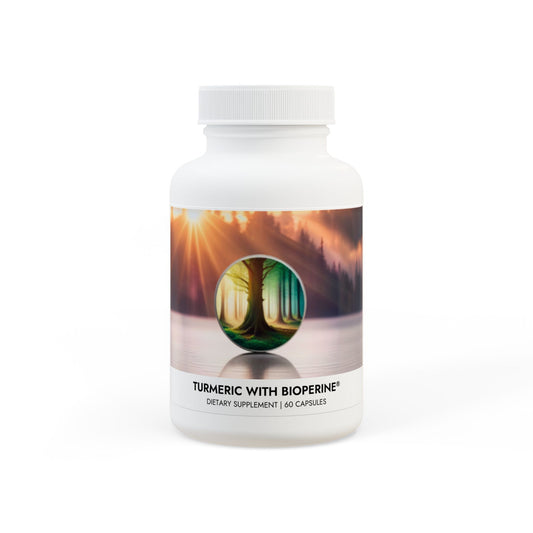 Turmeric with BioPerine® (Black Pepper Fruit Extract) Supplement (60 Capsules)