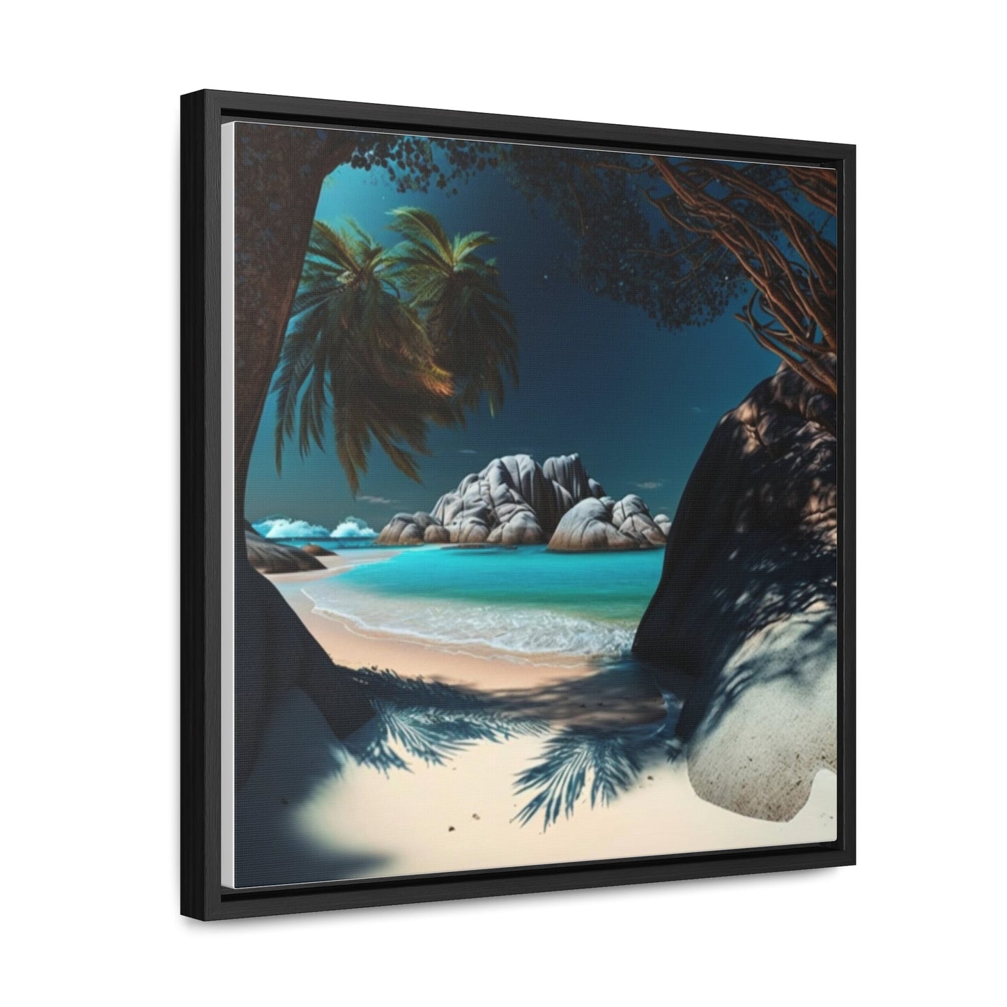 Canvas - Secret Beach Gallery Canvas Wraps, Square Frame