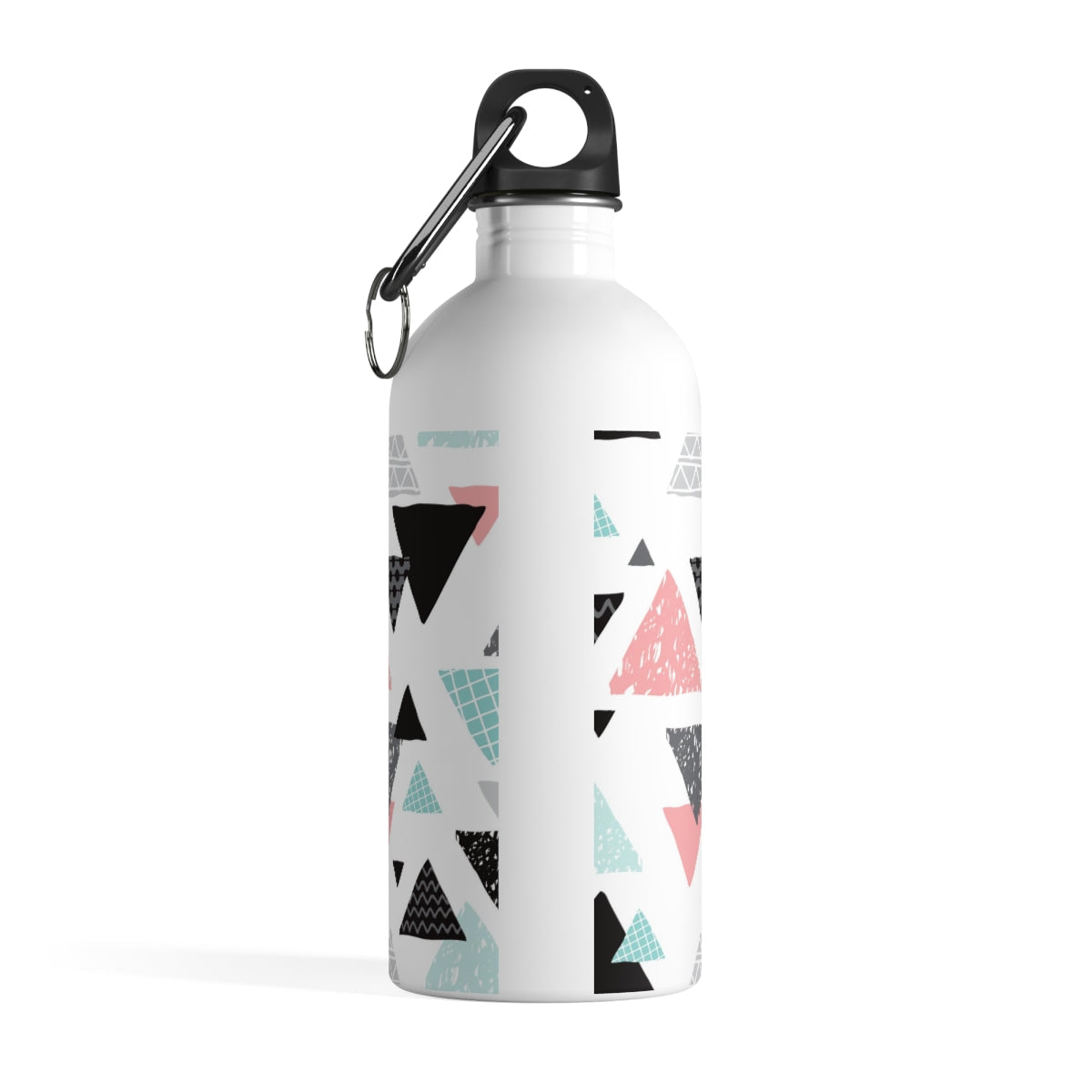 Mug - Stainless Steel Water Bottle Triangles Design