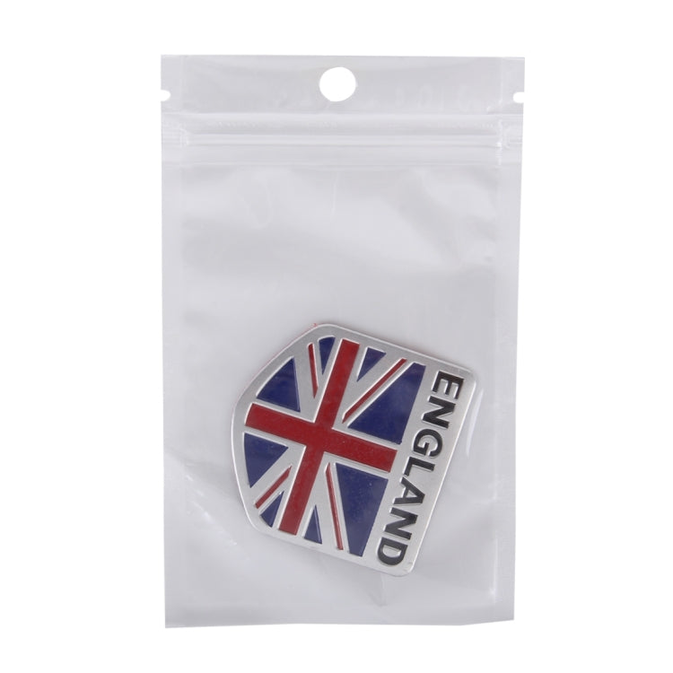 England Flag Style Metal Car Sticker