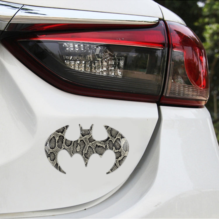 Bat Shape Metal Car Free Sticker