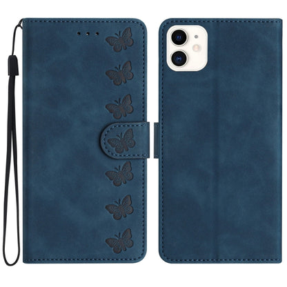 Seven Butterflies Embossed Leather Phone Case, Series 1