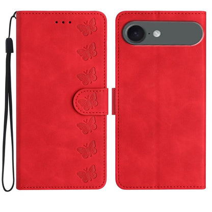Seven Butterflies Embossed Leather Phone Case