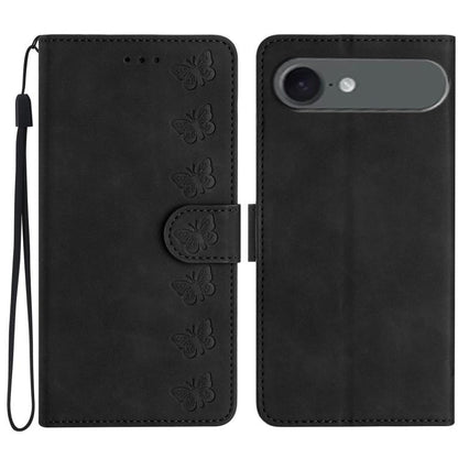 Seven Butterflies Embossed Leather Phone Case