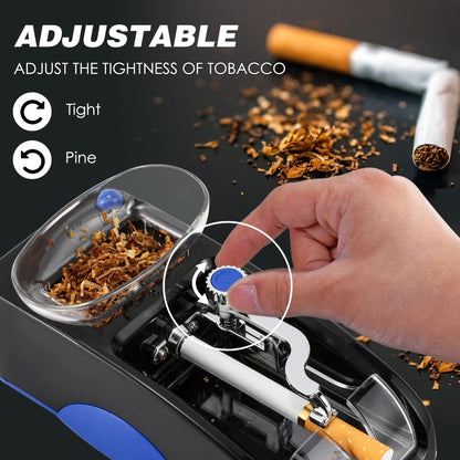 Automatic Electric Cigarette Rolling Machine Cigarette Injector Maker, Diameter: 6.5mm