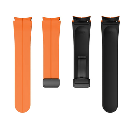 Dual Color Magnetic Folding Buckle Silicone Watch Band