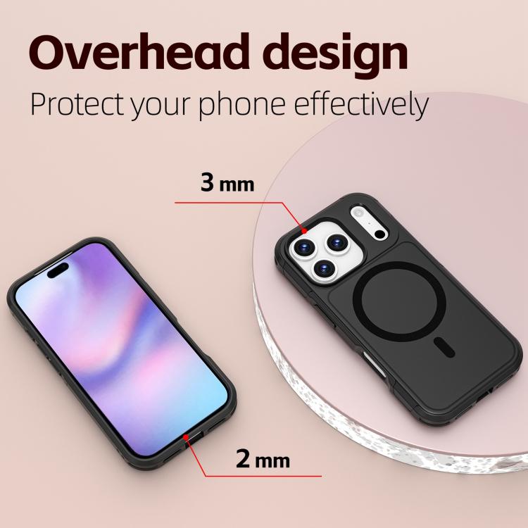 RedPepper Armor Magsafe PC Hybrid TPU Phone Case, For iPhone 18 Pro / 17 Pro, For iPhone 18 Pro Max / 17 Pro Max, For iPhone 17, For iPhone 17 Air, For iPhone 16 Pro Max, For iPhone 16 Pro, For iPhone 16 Plus, For iPhone 16, For iPhone 15 Pro Max      ...