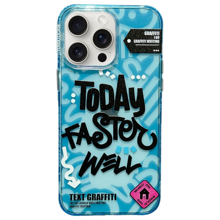 TOMATO Text Graffiti TPU Hybrid PC Phone Case, For iPhone 15 Pro Max, For iPhone 15 Pro, For iPhone 15, For iPhone 14, For iPhone 14 Pro, For iPhone 14 Pro Max