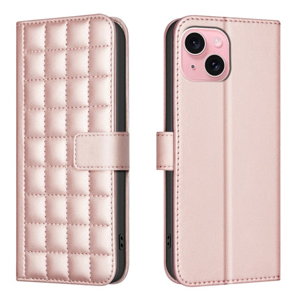 Square Texture Leather Phone Case, For iPhone 15 Plus / 14 Plus, For iPhone 15, For iPhone 14 / 13, For iPhone 14 Pro