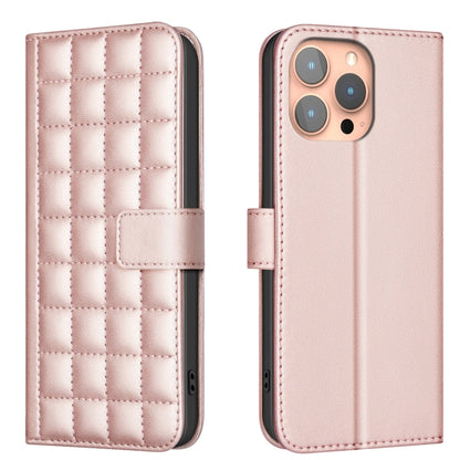 Square Texture Leather Phone Case, For iPhone 17e / 16e, For iPhone 17 Pro Max, For iPhone 16 Pro Max, For iPhone 16 Pro