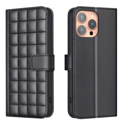 Square Texture Leather Phone Case, For iPhone 17e / 16e, For iPhone 17 Pro Max, For iPhone 16 Pro Max, For iPhone 16 Pro