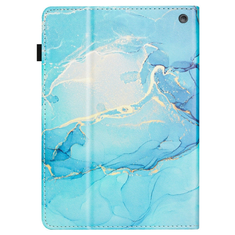 Marble Litchi Leather Smart Tablet Case