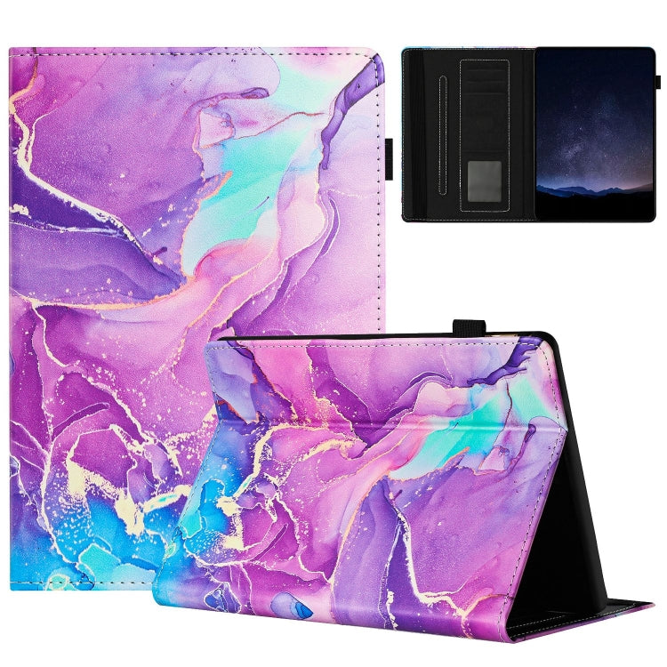 Marble Litchi Leather Smart Tablet Case