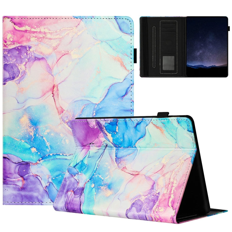 Marble Litchi Leather Smart Tablet Case